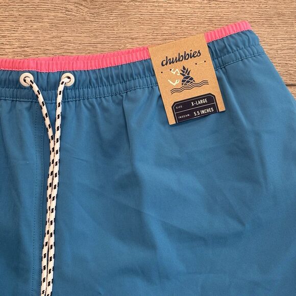 Chubbies The Hermosas 5.5” Swim Trunks Men’s Size XL NWT Summer Beach Athletic - Picture 3 of 7